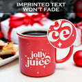 Naughty Christmas Coffee Mug 11oz Holiday Style Ceramic Cup by Deal US