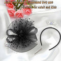 Unpifolov Fascinators Feather Headband Wedding Tea Party Black by Deal US