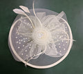 Dodheah Fascinators Hat Women Tea Party Derby Wedding Beige Headband Clip by Deal US