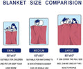 Poitvd Super Soft Flannel Throw Blanket for Mom Anniversary Gift White by Deal US