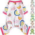 Dog Pajamas Small Chihuahua Yorkie Teacup Puppy Pjs Soft Pet Clothes Size 2XL by Deal US