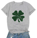 Gray St Pattys Day Shirt Women Lucky Clover Funny St Patrick's Day Tee XL by Deal US