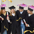 Knitgrip Graduation Cap Decoration Kit 98 Pc Purple Faux Flowers Butterfly by Deal US