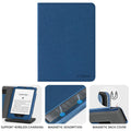 CoBak Kindle Paperwhite 11th Gen 6.8" PU Leather Case Stand Black by Deal US