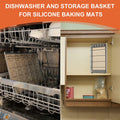 Dishwasher Basket for Silicone Baking Mats, Lids, Hot Pads & More Storage by Deal US