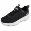 Khombu Women's Cohos Sneaker, Black/White, 9.5