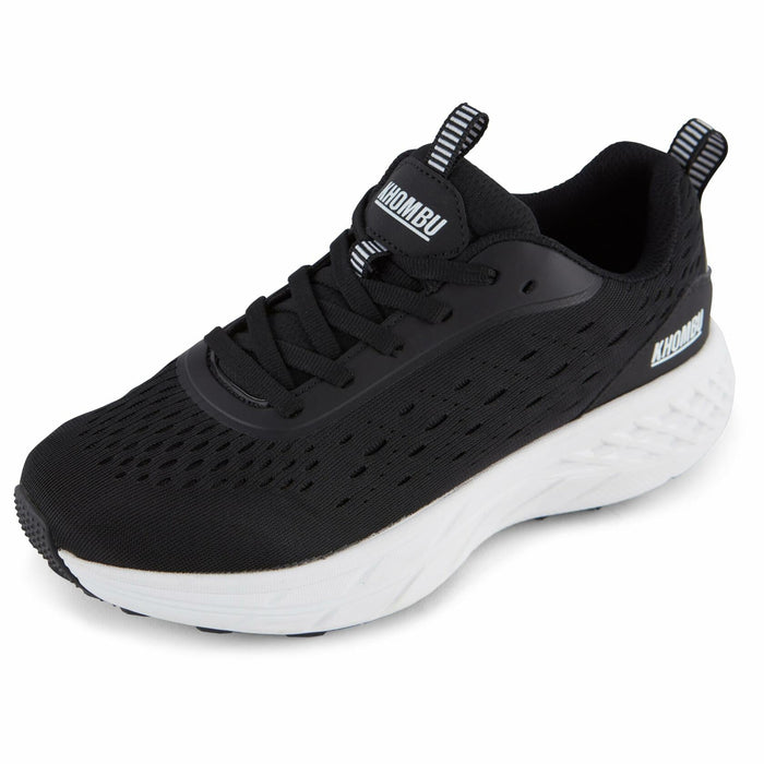Khombu Women's Cohos Sneaker, Black/White, 9.5 by Deal US