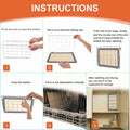 Dishwasher Basket for Silicone Baking Mats, Lids, Hot Pads & More Storage by Deal US
