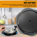 Chicken Shredder Tool Large with Tray Brush Non-Slip Handle Black BPA Free by Deal US