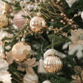 YiYunFloral Christmas Ball Ornaments 36pcs Shatterproof Champagne Xmas Decor by Deal US