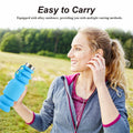Mitour Collapsible Silicone Water Bottle Cup 650ml Foldable Reusable BPA Free by Deal US