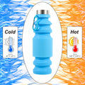 Mitour Collapsible Silicone Water Bottle Cup 650ml Foldable Reusable BPA Free by Deal US