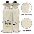 Graduation Wine Gift Bags for Women Daughter Sister Granddaughter 2 Pcs by Deal US