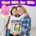 DoodleDoo DIY Acrylic Photo Frame Painting Craft Kit for Kids Ages 4-12 by Deal US