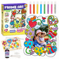 DoodleDoo DIY Acrylic Photo Frame Painting Craft Kit for Kids Ages 4-12 by Deal US
