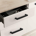 goldenwarm 20 Pack 5in Brushed Nickel Modern Square Cabinet Pulls by Deal US