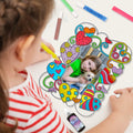 DoodleDoo DIY Acrylic Photo Frame Painting Craft Kit for Kids Ages 4-12 by Deal US
