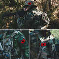 Bluyellow Albania Flag Embroidered Patch 2 Pcs 2x3 Inches Tactical Hook Loop by Deal US