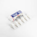 Pentel HI-Polymer Eraser Combo Pack 6 Caps 1 Large White ZEH0210BP7 by Deal US