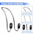 LAINLOY 2PCS Pink Stainless Steel Car Headrest Hook Hangers Organizer by Deal US