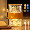 AO LI GEI Touch LED USB Rechargeable Bedside Lamp Warm Light Gold by Deal US