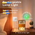 AO LI GEI Touch LED USB Rechargeable Bedside Lamp Warm Light Gold by Deal US