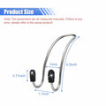 LAINLOY 2PCS Pink Stainless Steel Car Headrest Hook Hangers Organizer by Deal US