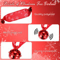 Jutom 2 Pack 6 Yards Burlap Christmas Garland with Jingle Bells Red Black by Deal US
