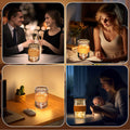 AO LI GEI Touch LED USB Rechargeable Bedside Lamp Warm Light Gold by Deal US