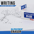 Pentel HI-Polymer Eraser Combo Pack 6 Caps 1 Large White ZEH0210BP7 by Deal US