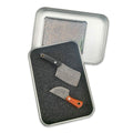KOWAKA Mini Pocket Knives Set 2 Damascus Pattern Tiny Knife with Sheath by Deal US