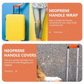 LIFKOME 2pcs Soft Neoprene Luggage Handle Wraps Comfortable Grip Covers by Deal US