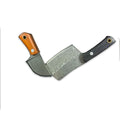 KOWAKA Mini Pocket Knives Set 2 Damascus Pattern Tiny Knife with Sheath by Deal US