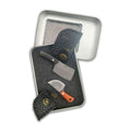 KOWAKA Mini Pocket Knives Set 2 Damascus Pattern Tiny Knife with Sheath by Deal US