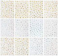 12 Sheets 3D Snowflake Nail Art Stickers Holographic Laser Gold Silver Xmas by Deal US