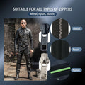 YAFIYGI 12PCS Zipper Replacement Kit Metal Plastic Nylon Coil Repair by Deal US
