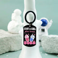 Crizaor Boba Tea Keychain Ornament Just a Girl Who Loves Boba 5" by Deal US