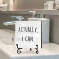 Funny Desk Decor Actually I Can Sign Home Office Shelf 5x5 Inches by Deal US