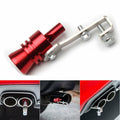 EOHMAK Turbo Sound Whistle Simulator Exhaust Muffler Pipe Red XL by Deal US
