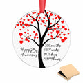 15th Anniversary Acrylic Ornament Couples 15 Year Wedding Gift by Deal US