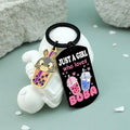 Crizaor Boba Tea Keychain Ornament Just a Girl Who Loves Boba 5" by Deal US