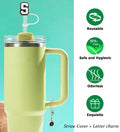 Nuozme 3PCS Straw Cover 10mm for Stanley 30&40oz Tumbler with Charms by Deal US
