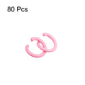 uxcell 8mm Open Jump Rings Carbon Steel Pink 80Pcs DIY Craft Connectors by Deal US