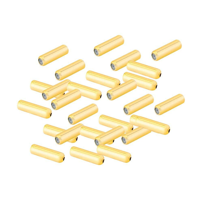 ccHuDE 50 Pcs Metal Brooch Pin Backings Safety Pin End Caps Gold by Deal US