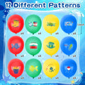 Hxezoc 48 Pcs Fish Bobber Balloons Latex Fishing Party Decorations by Deal US