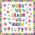 71pcs Classroom Spring Bulletin Board Floral Cutout Decorations by Deal US