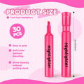 Qilery Highlighters 30 Pack Pink Tank Style Chisel Tip Quick Dry Markers by Deal US