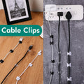 Cable Clips Self Adhesive Wire Organizer Holder White Large 120 Pieces by Deal US