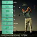 GAIARENA Golf Hitting Mat Swing Path Feedback Outdoor Training Mat Accessories by Deal US
