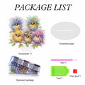 DIY Tabletop Diamond Art Kit Bird Crystal Cross Flower Painting Craft Kit by Deal US
